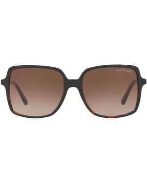 Michael Kors Isle Of Palms Square-Frame Sunglasses - Brown