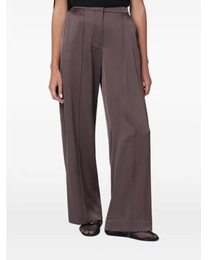 Jonathan Simkhai Kyra Satin Trousers - Brown
