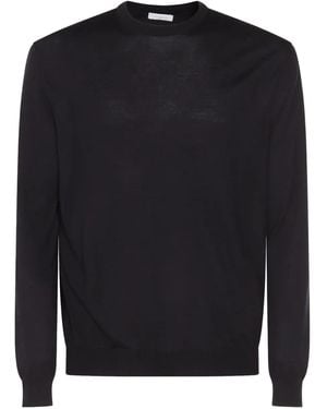 Malo Crew-Neck Cashmere Jumper - Black