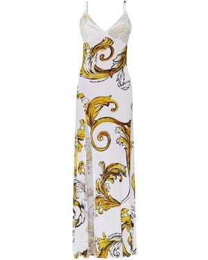 Versace Jeans Couture バロッコプリント ドレス - メタリック