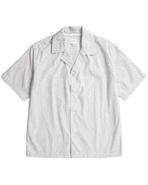 Norse Projects Camisa a rayas - Blanco
