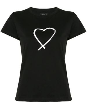 agnès b. Brando Cotton T-Shirt - Black