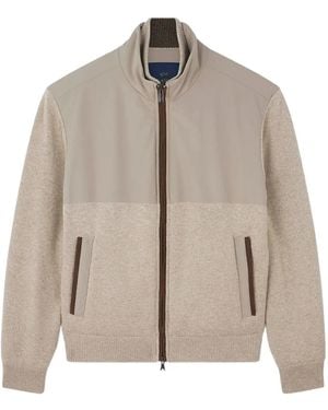 Paul & Shark Hybrid Zip-Up Jacket - Natural