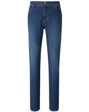 richard j. brown Milano Logo-Patch Jeans - Blue