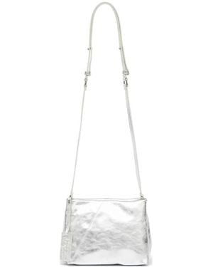 MM6 by Maison Margiela Logo-Tag Cross Body Bag - White