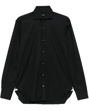 Barba Napoli Long-Sleeve Shirt - Black