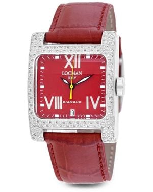 LOCMAN Diamond Classic 33Mm Watch - Red