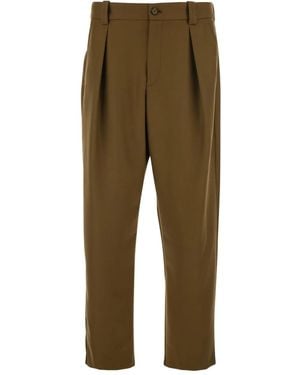 A.P.C. Renato Pleated Trousers - Green