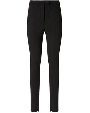 Pinko Zipped-Hem Pants - Black