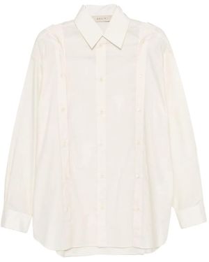 Qasimi Hemd Im Layering-Look - Weiß