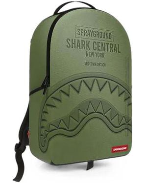Sprayground Shark Central All Star Embossed Backpack - Green