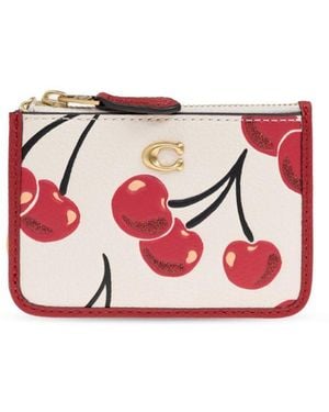 COACH Portamonete Con Stampa - Rosa