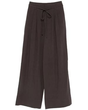ELEH Malva Tie Waist Trousers - Brown