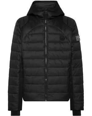 Philipp Plein Nylon Puffered Jacket - Black