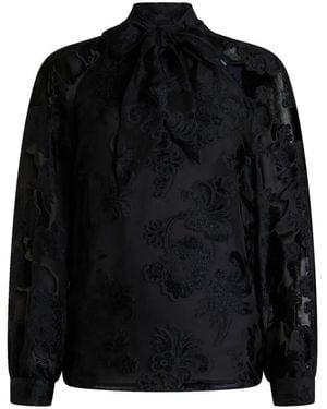 Etro ペイズリーブラウス - ブラック