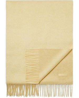 ZEGNA Fringed Cashmere Scarf - Natural