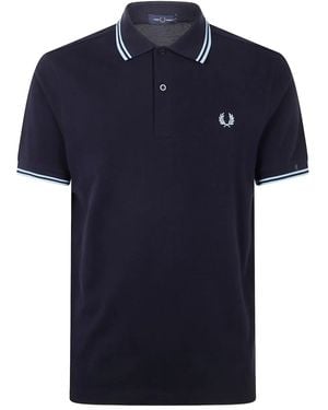 Fred Perry The Twin Tipped Poloshirt - Blau