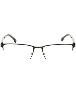 BOSS Rectangle-Frame Glasses - White