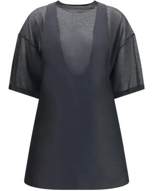 Balenciaga Hybrid T-Shirt Dress - Black