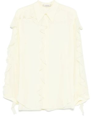 Dorothee Schumacher Ruffled Shirt - Natural