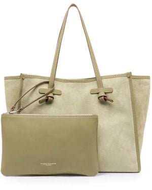 Gianni Chiarini Marcella Schultertasche Mit Bindedetail - Natur