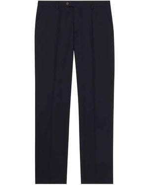 Brooks Brothers Poplin Chino Trousers - Blue