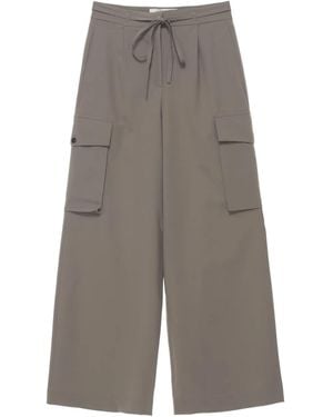 Rohe Broek Met Gestrikte Taille - Grijs