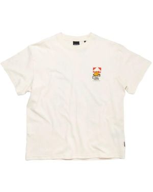 PAS DE MER T-Shirt Met Grafische Print - Wit