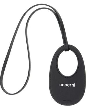 Coperni レザーキーホルダー - ブラック