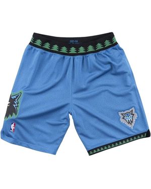 Mitchell & Ness Minnesota Timberwolves 2003/04 Authentic Road Shorts - Blue