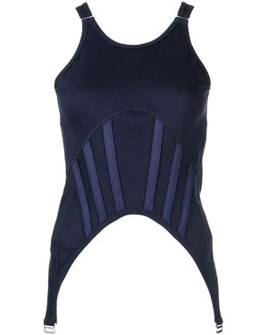 Dion Lee Corset Tank Top - Blue