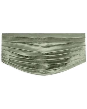 Dries Van Noten Satin Belt - Green