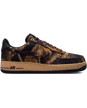 Nike Air Force 1 '07 Real Tree Lace-Up Fastening Trainers - Brown