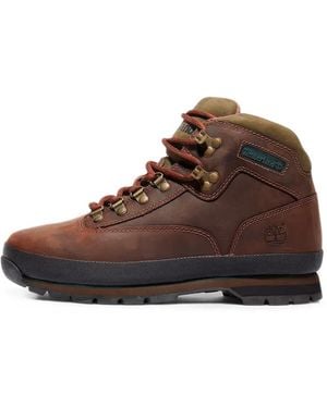 Timberland Euro Hiker Lace-Up Boots - Brown