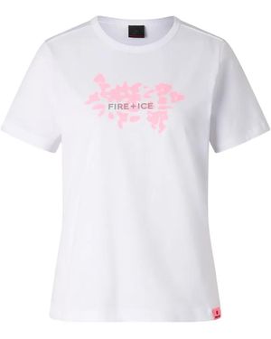 Bogner Fire + Ice Cludy Logo-Print T-Shirt - White