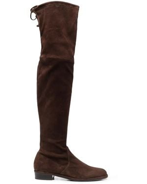 Stuart Weitzman Lowland Overknee Laarzen - Bruin