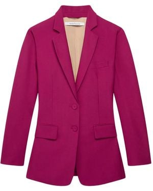 Another Tomorrow Blazer Monopetto - Viola