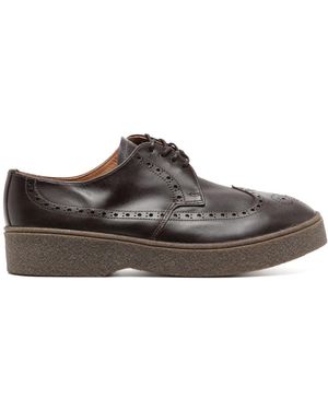 Comme des Garçons Leather Oxford Brogues - Brown