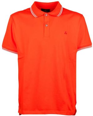 Peuterey Polo À Bords Contrastants - Orange