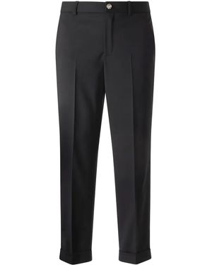 Roberto Cavalli Cropped Trousers - Black