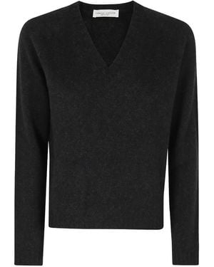 Roberto Collina V-Neck Sweater - Black