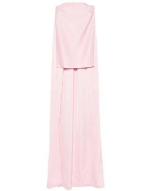 Monot Satin Mini Dress - Pink