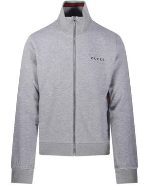 Gucci ファンネルネック Tシャツ - グレー