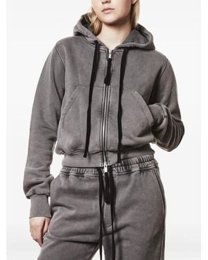 Thom Krom Hooded Zip-Up Jacket - Grey