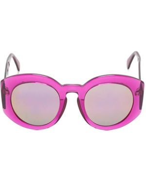 Andy Wolf Round-Frame Sunglasses - Pink