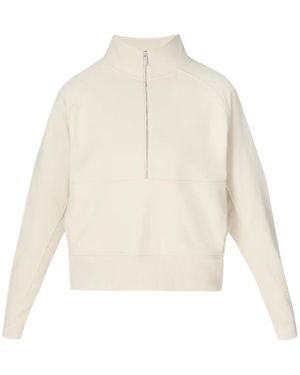 Sweaty Betty Revive Half-Zip Sweatshirt - White
