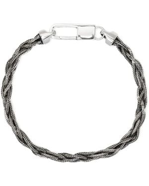 Giorgio Armani Chain-Link Detailing Bracelets - White