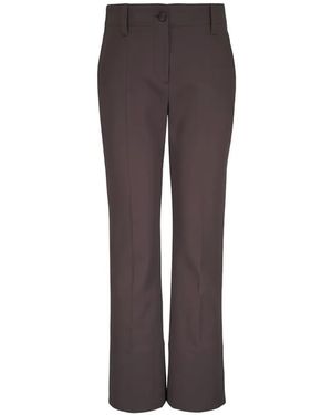 Brunello Cucinelli Button Tailored Trousers - Brown