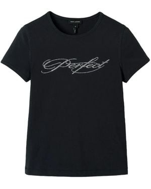 Marc Jacobs Embellished T-Shirt - Black