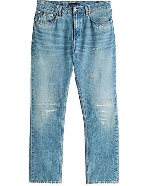 Tommy Hilfiger Mercer distressed cotton jeans - Blau